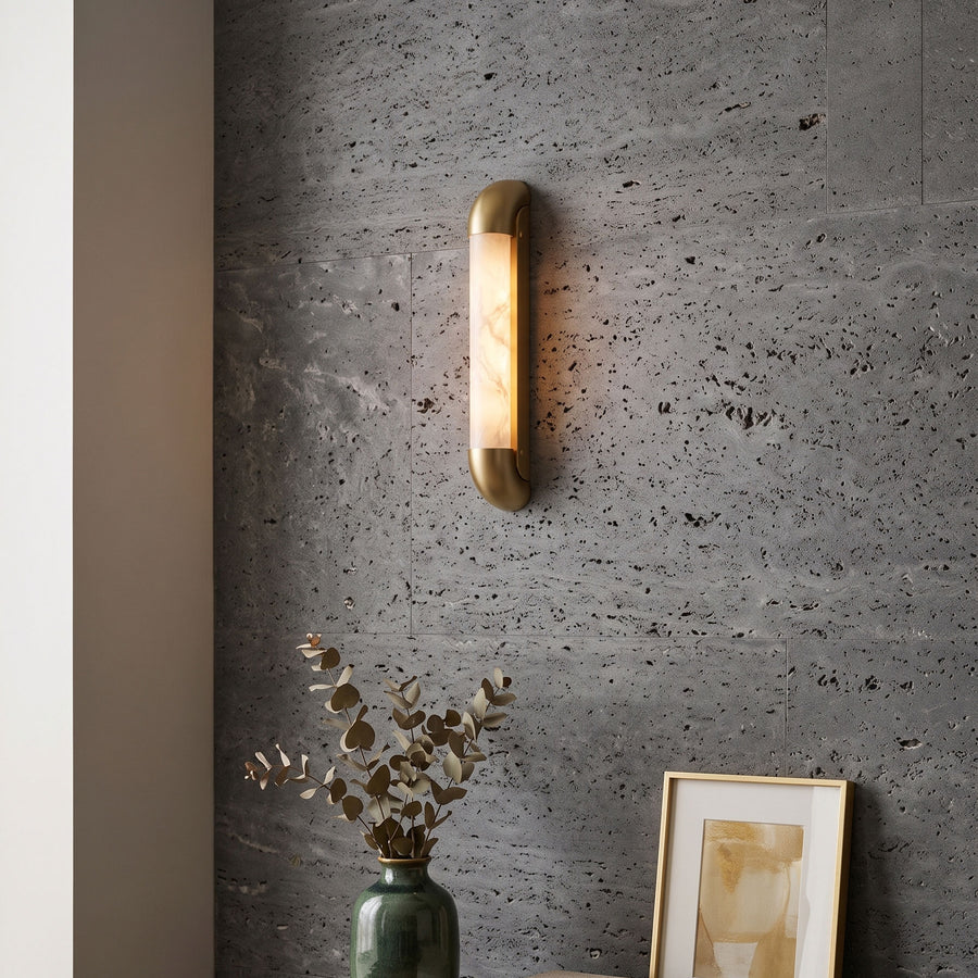 Winslow Opal Stone Wall Sconce – detail 4
