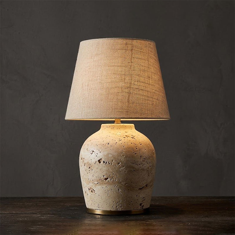 Witten Travertine Table Lamp