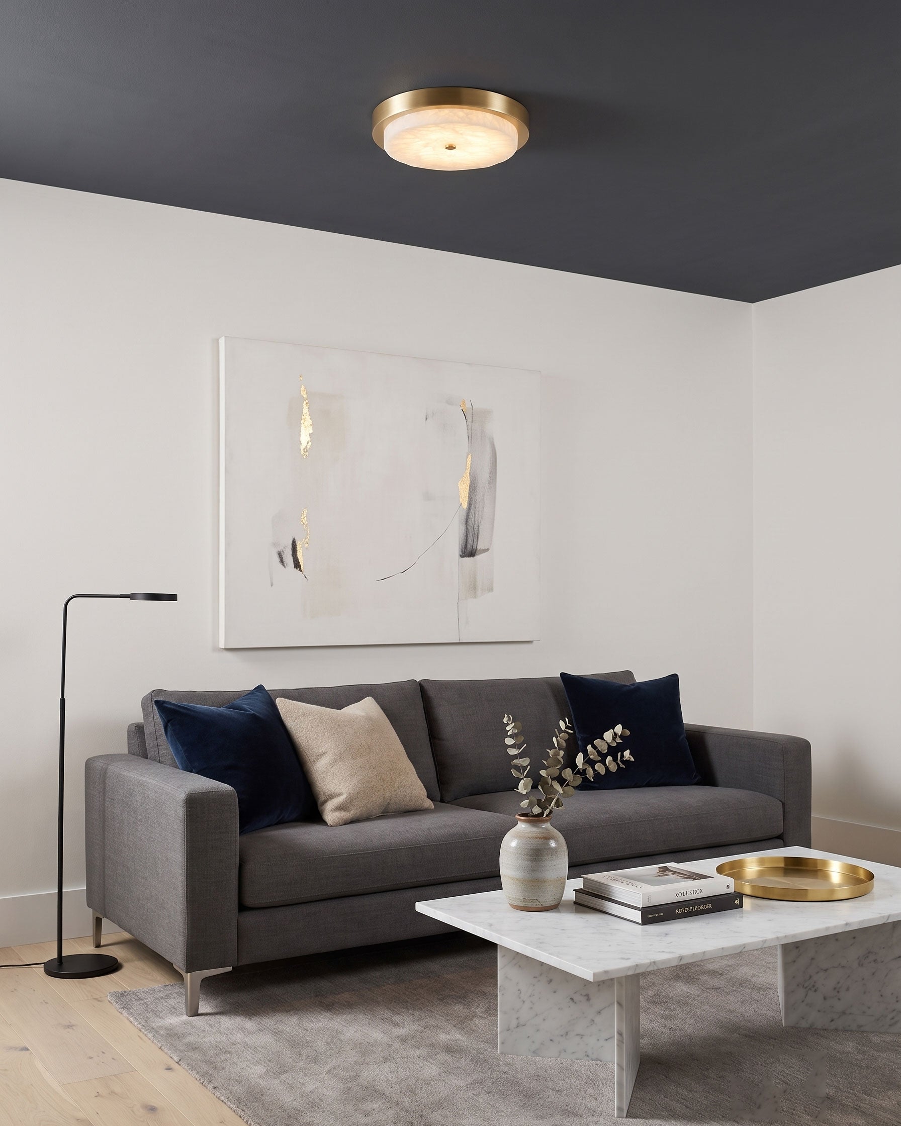 Xanthe Stone Semi-Flush Mount