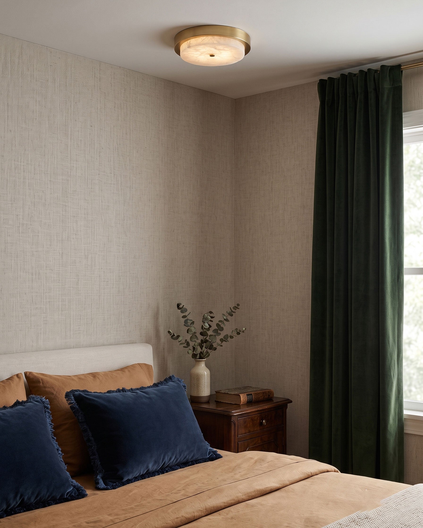 Xanthe Stone Semi-Flush Mount