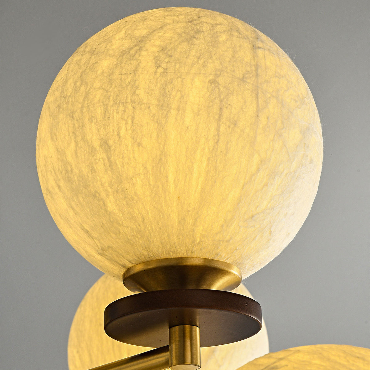 Xavier Natural Mulberry Silk Chandelier