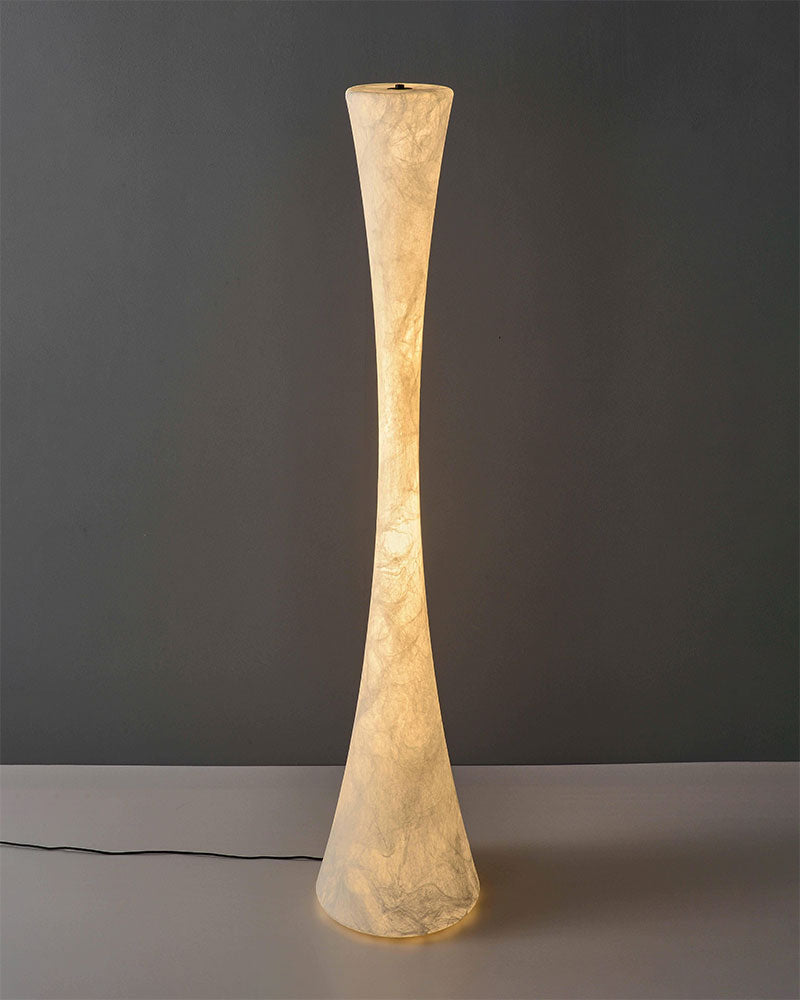 Zadie Mulberry Silk Floor Lamp