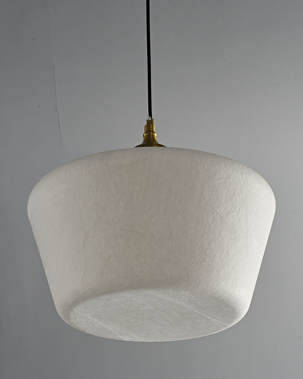 Zebulon Mulberry Silk Pendant Light