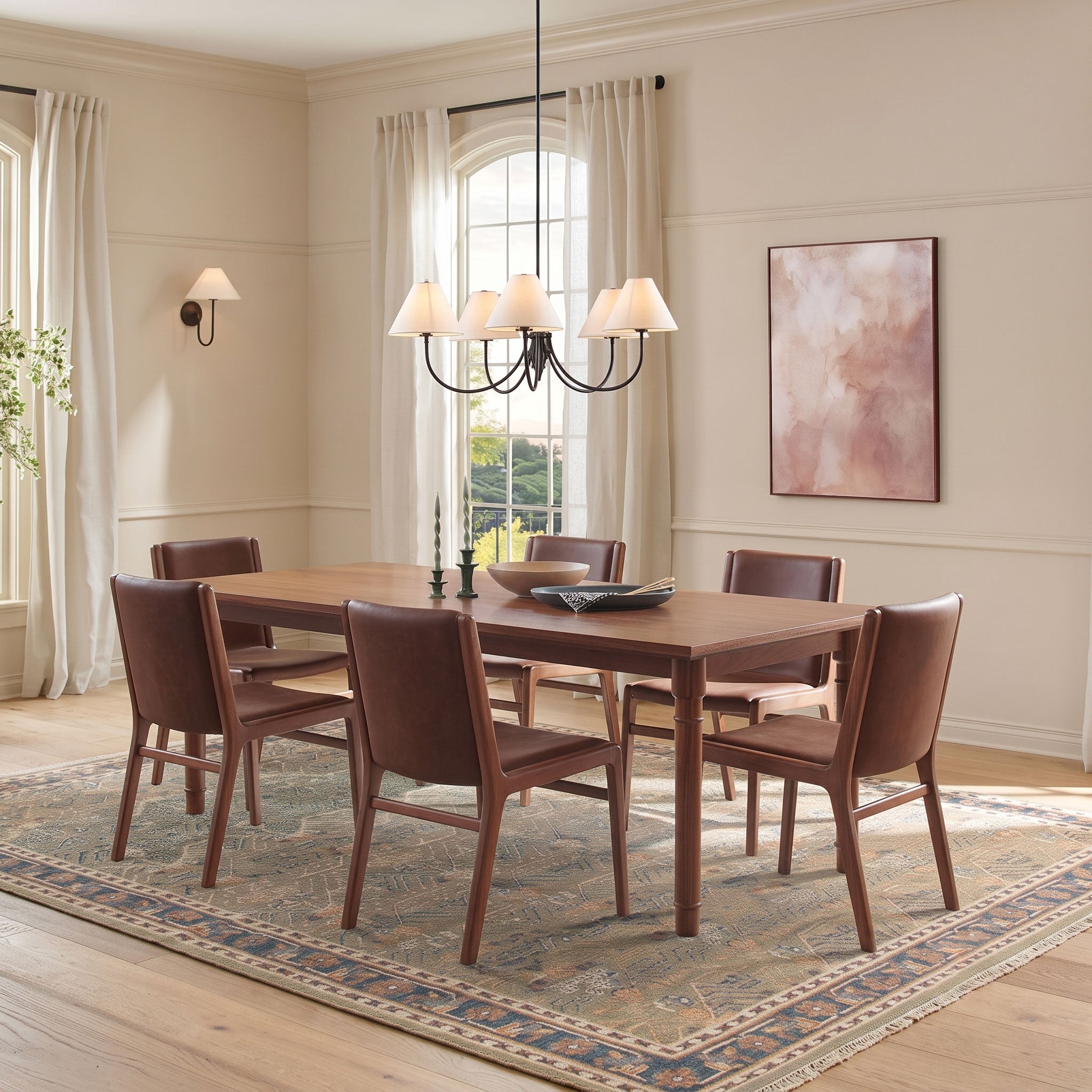 Zev Transitional Chandelier