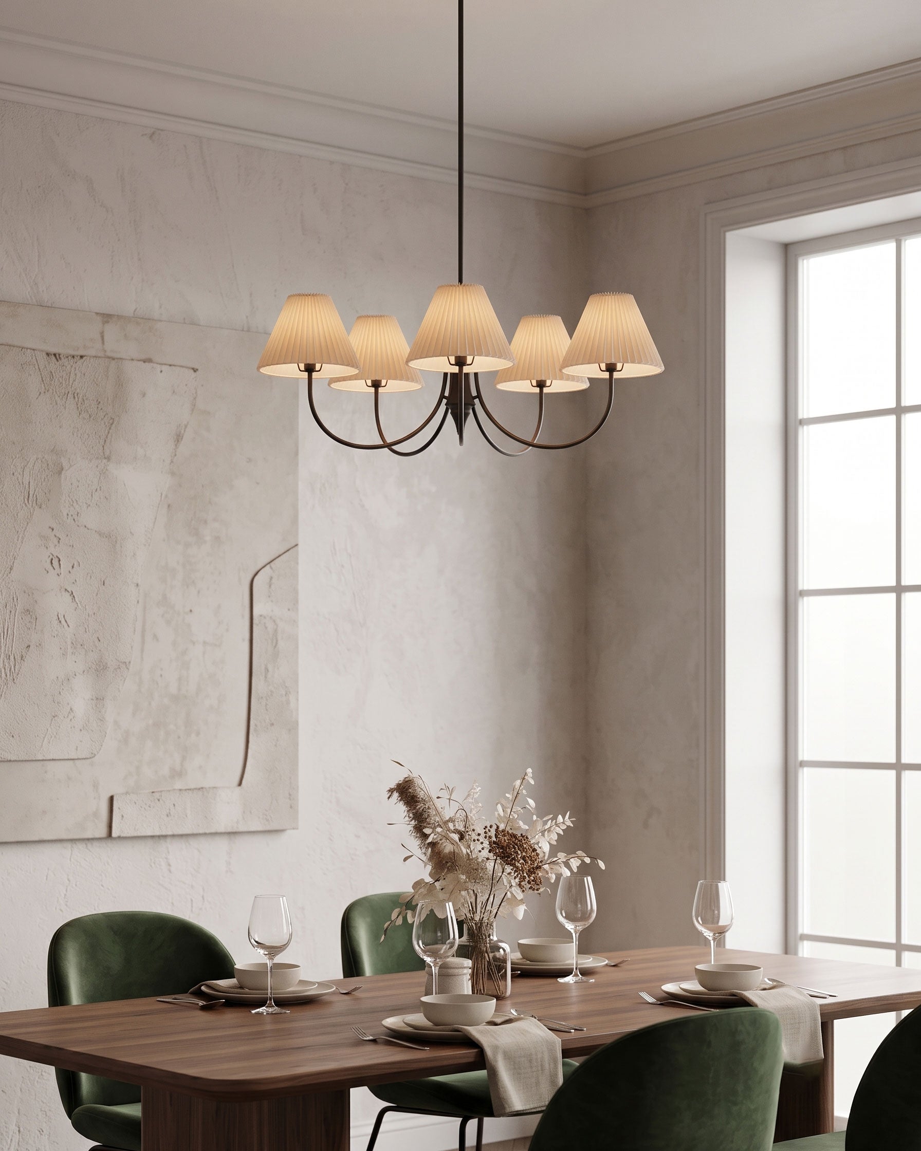 Zev Transitional Chandelier