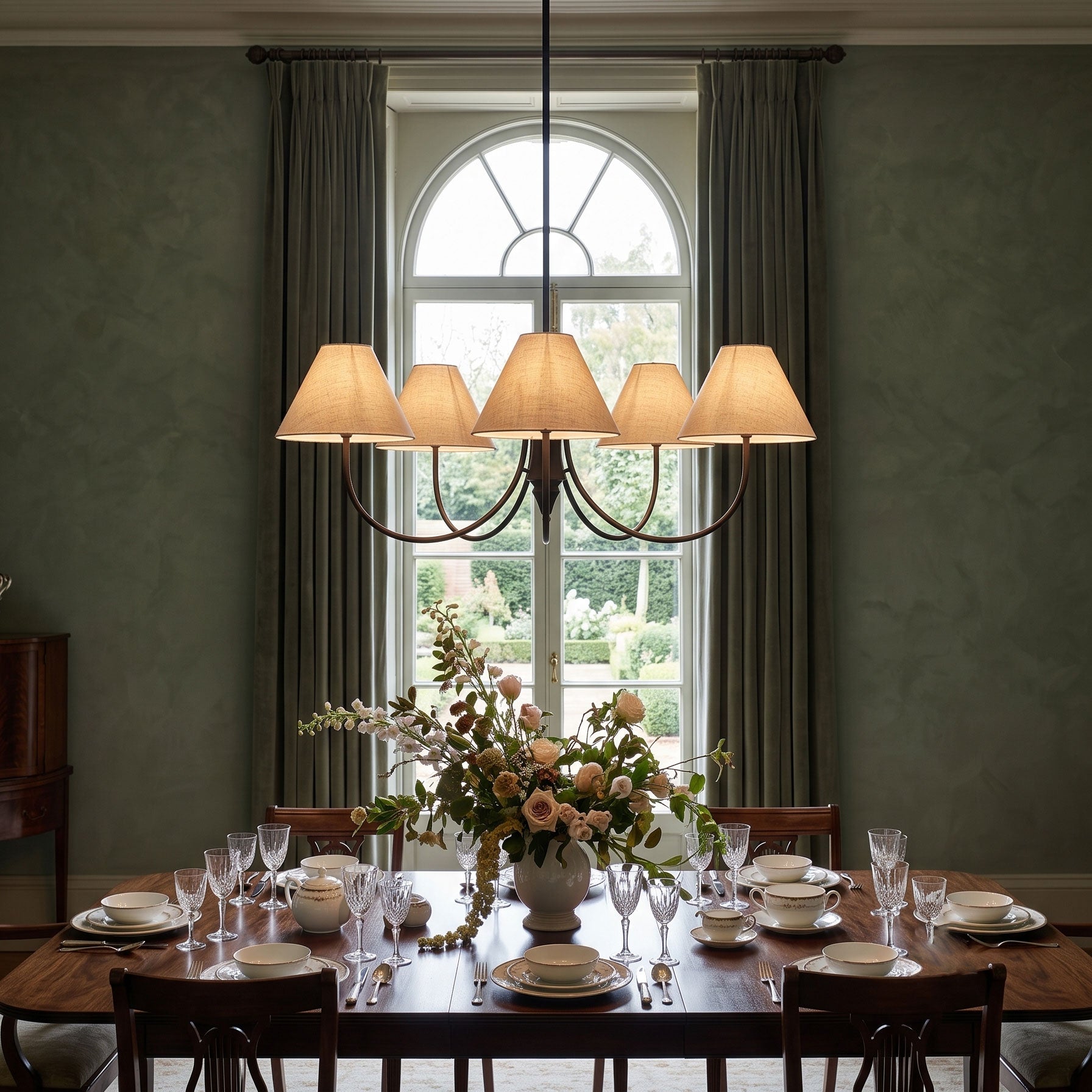 Zev Transitional Chandelier