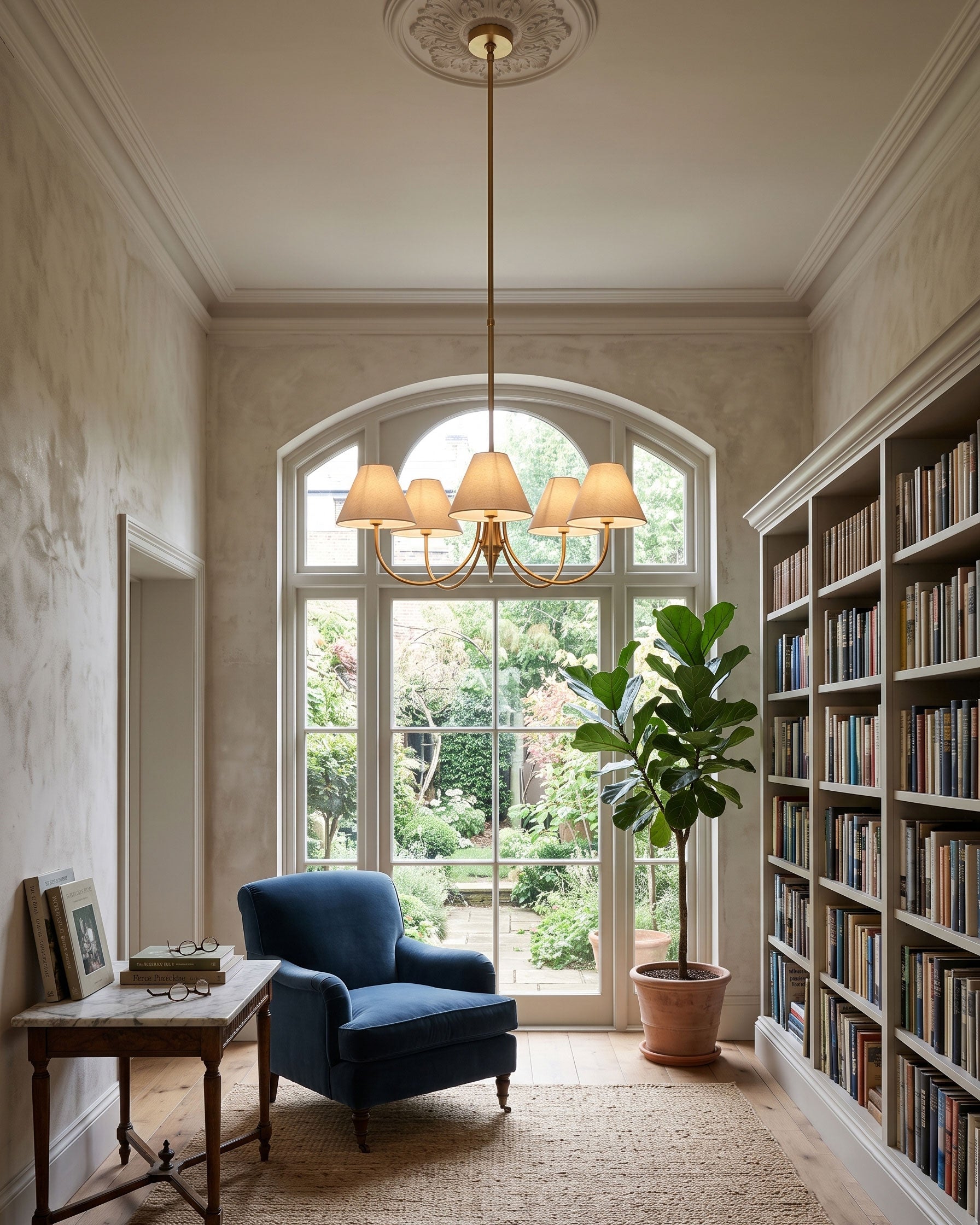 Zev Transitional Chandelier