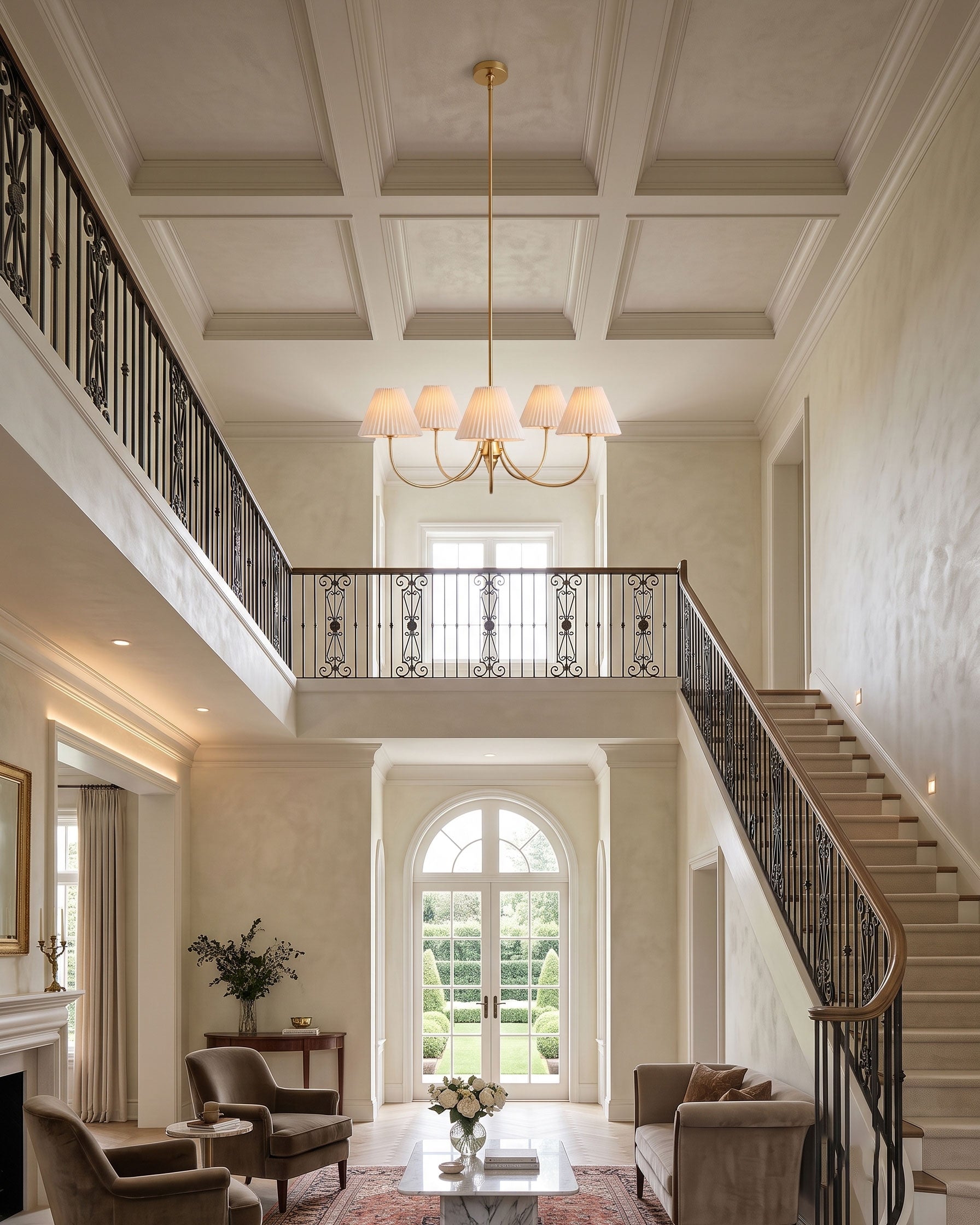 Zev Transitional Chandelier