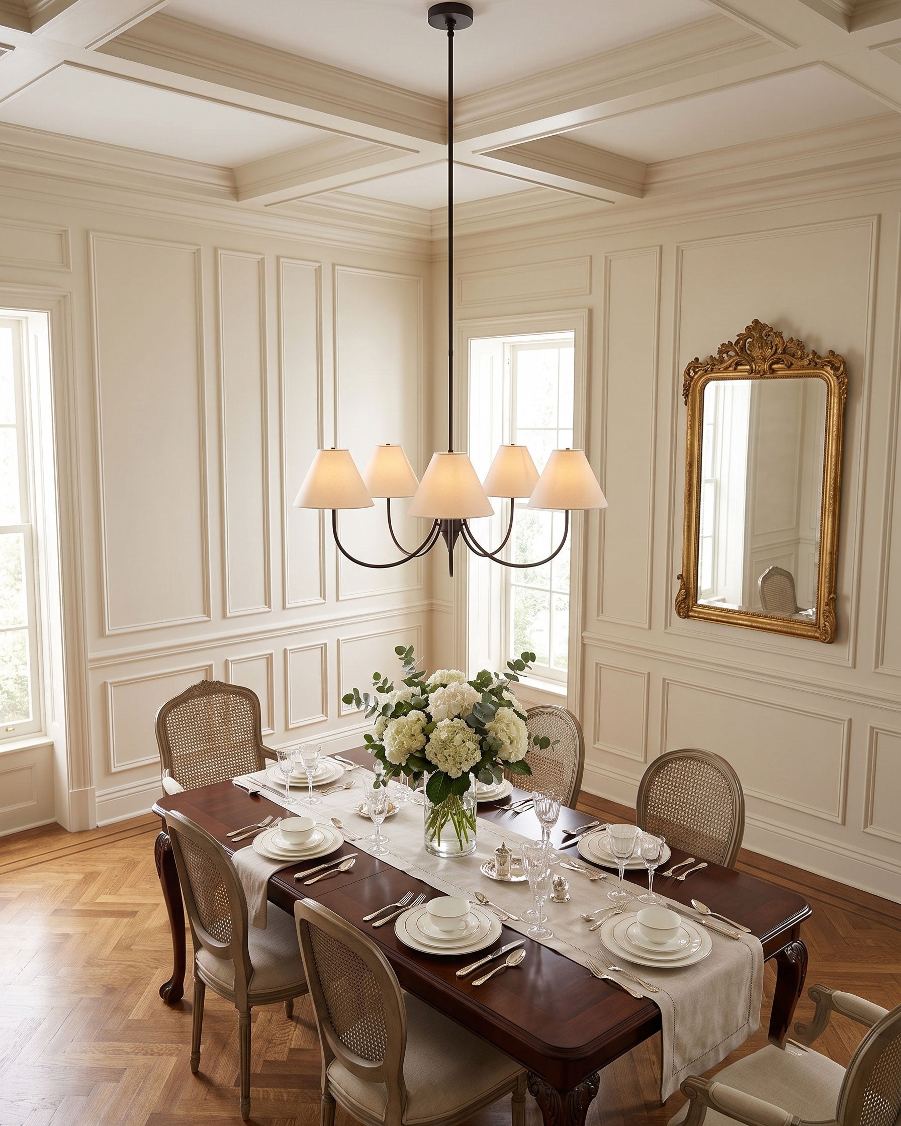 Zev Transitional Chandelier