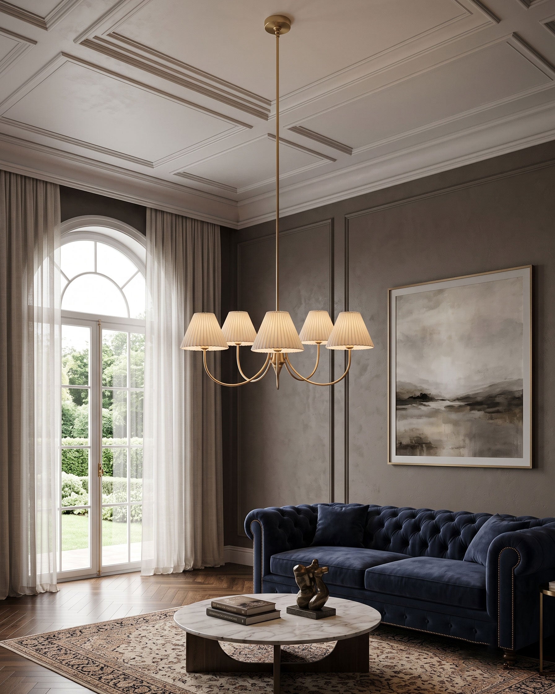 Zev Transitional Chandelier