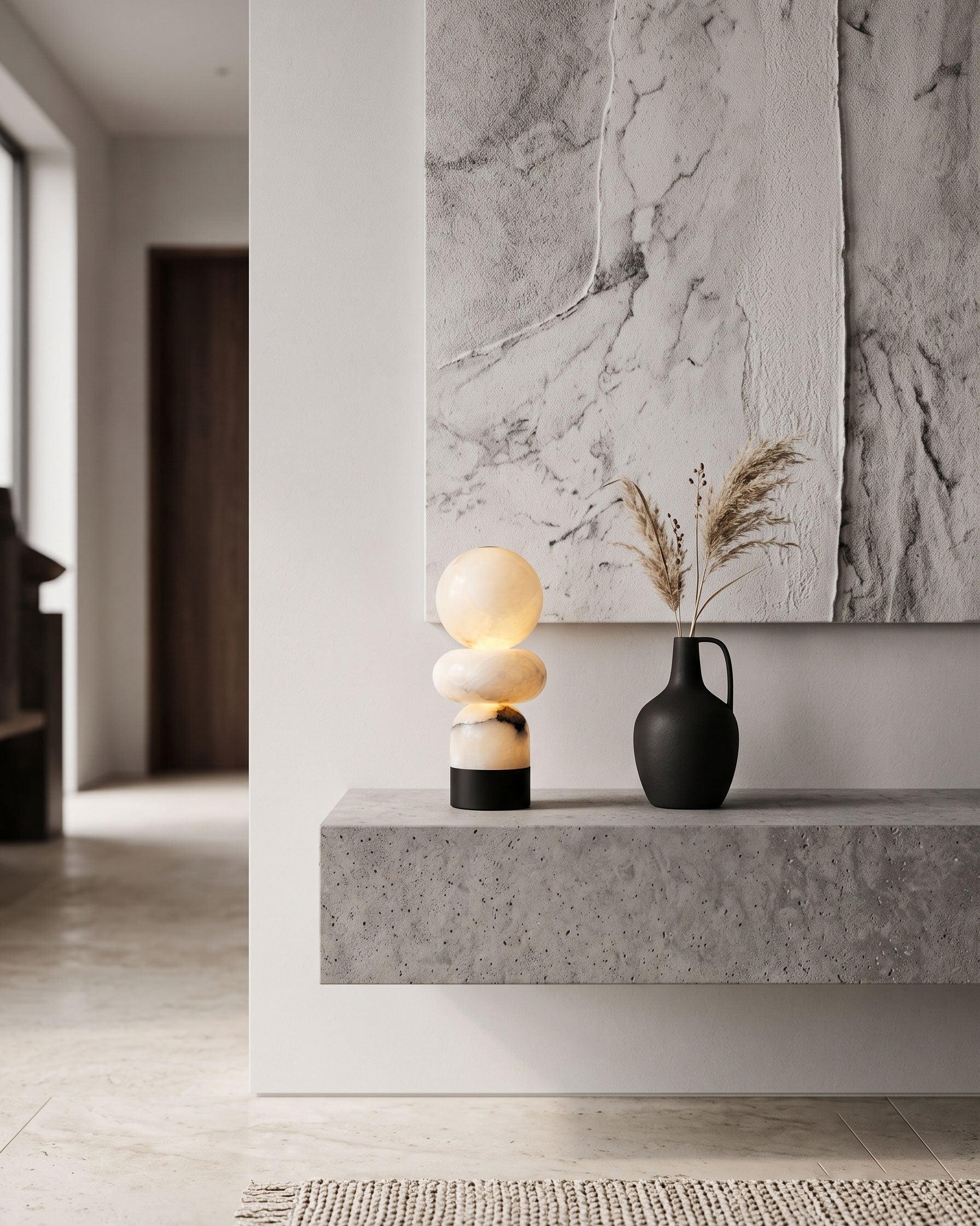 Zinnia Stacked Orb Accent Lamp