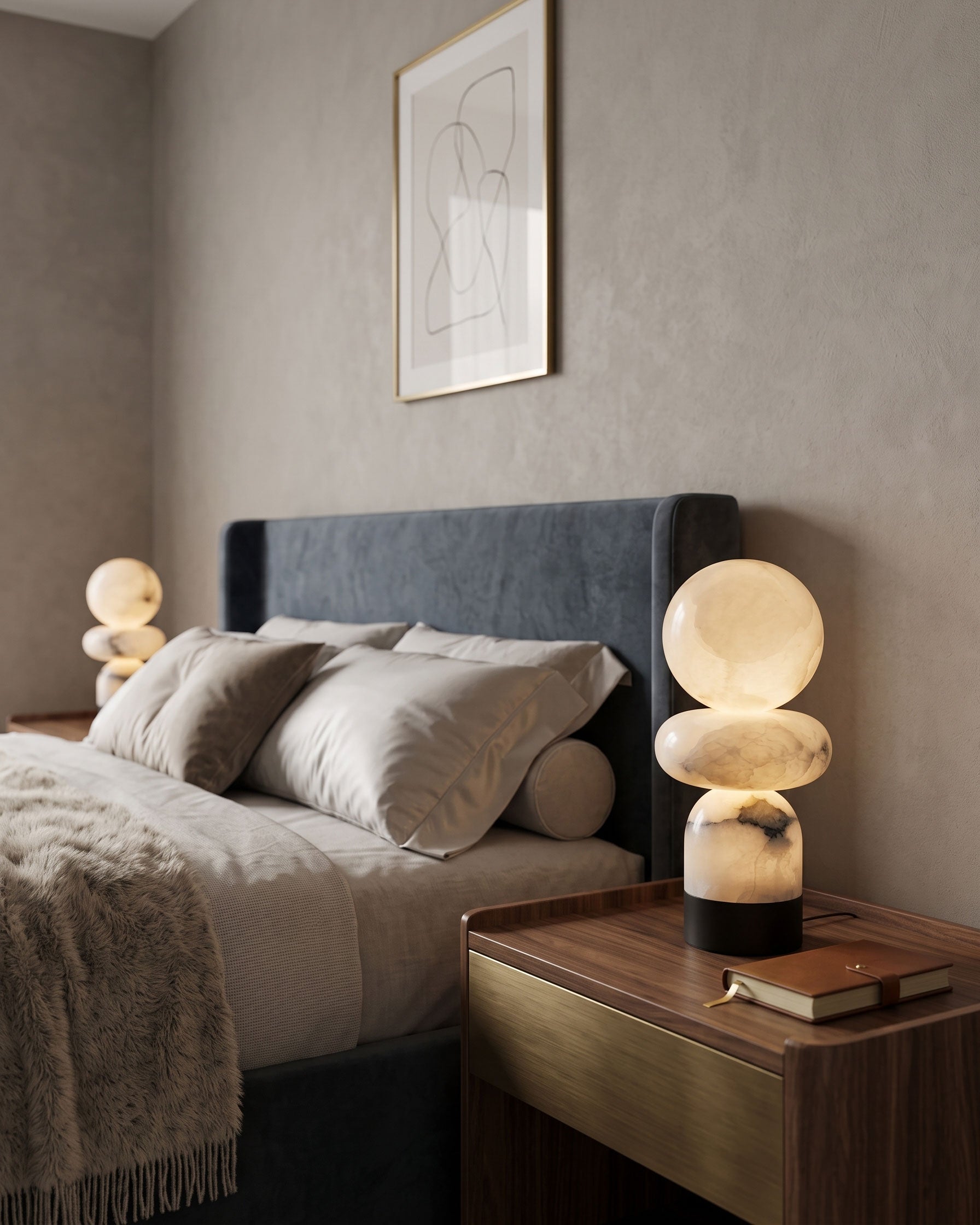 Zinnia Stacked Orb Accent Lamp