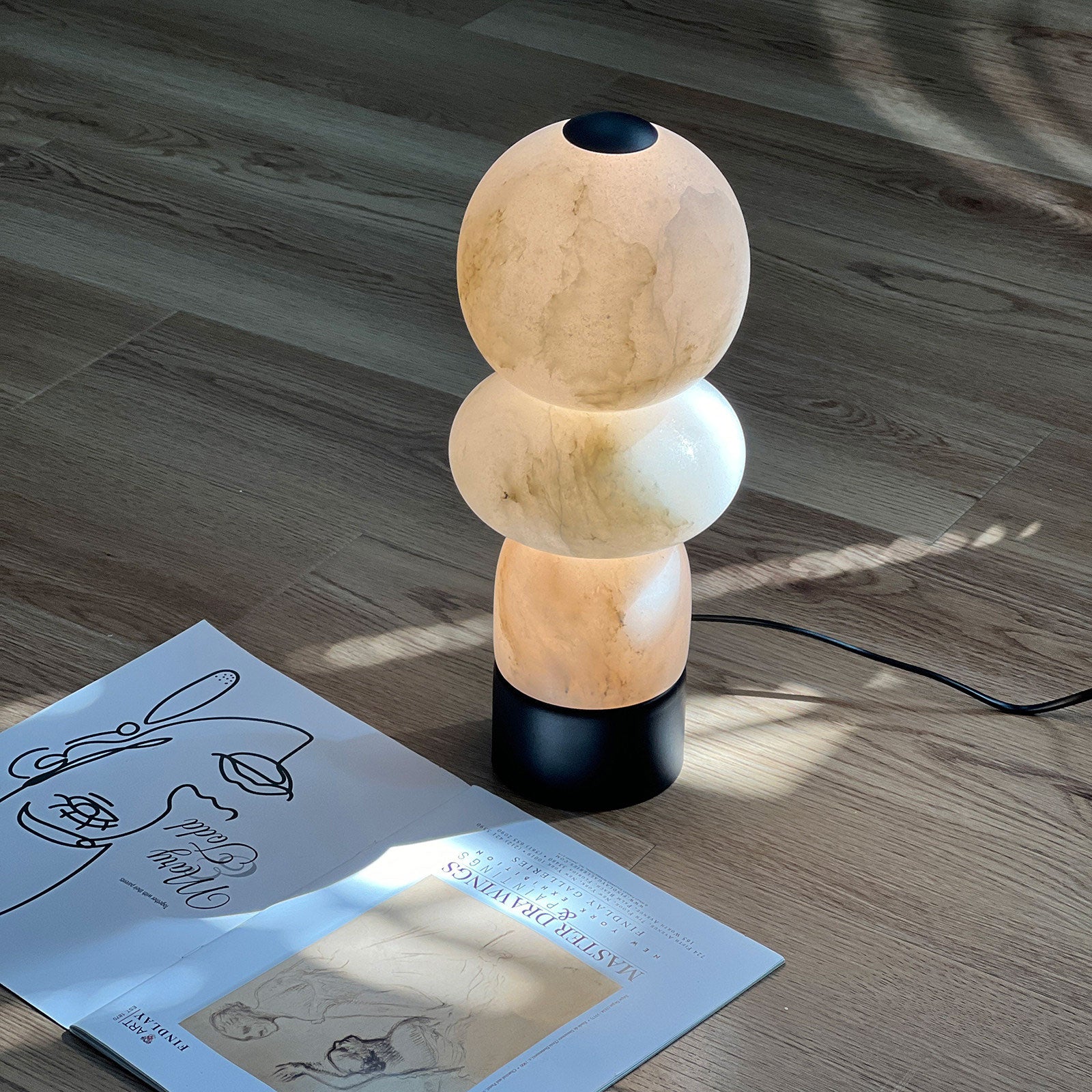 Zinnia Stacked Orb Accent Lamp