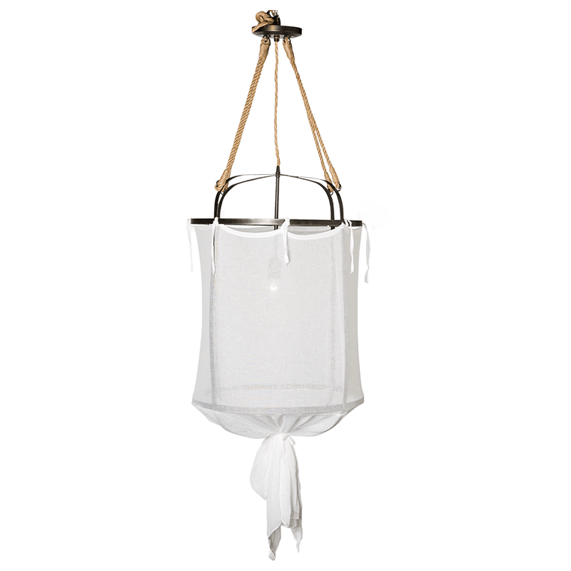 Provence Linen Pendant Light – detail 11