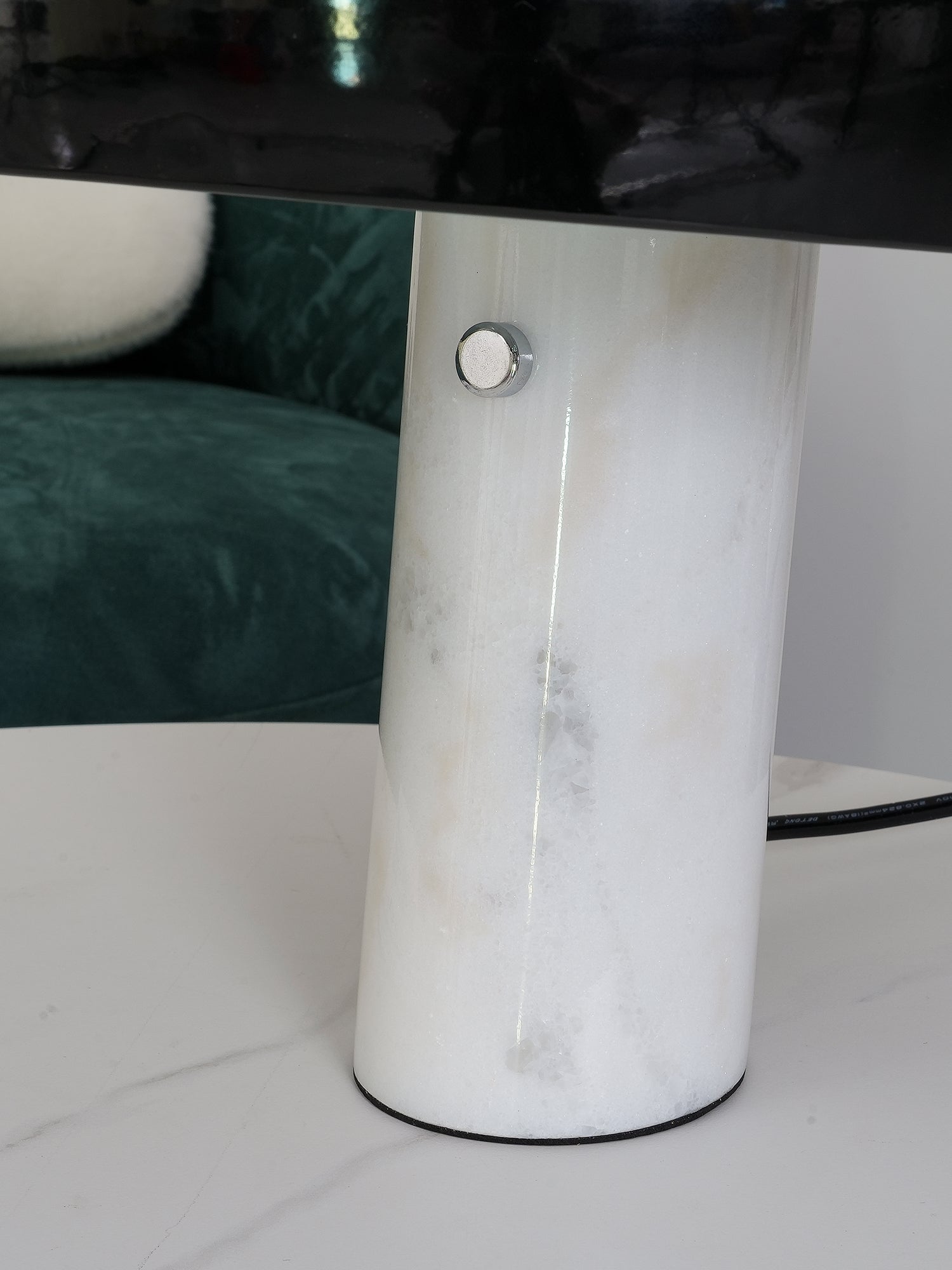 Lámpara de mesa de mármol de arte