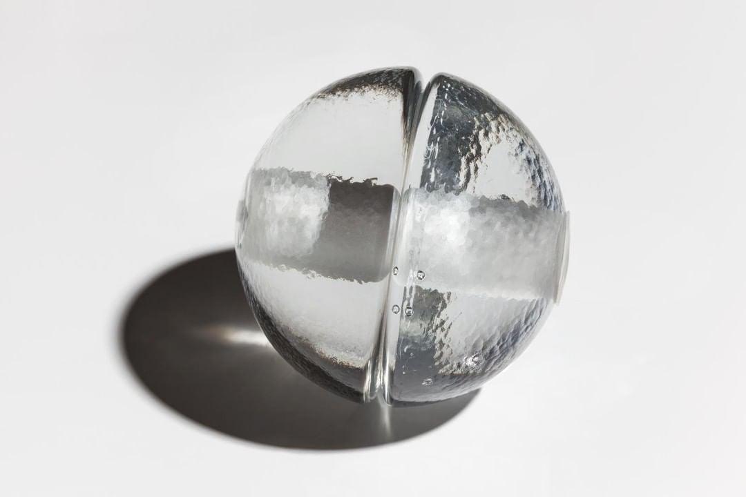 Lámpara colgante de bola de cristal