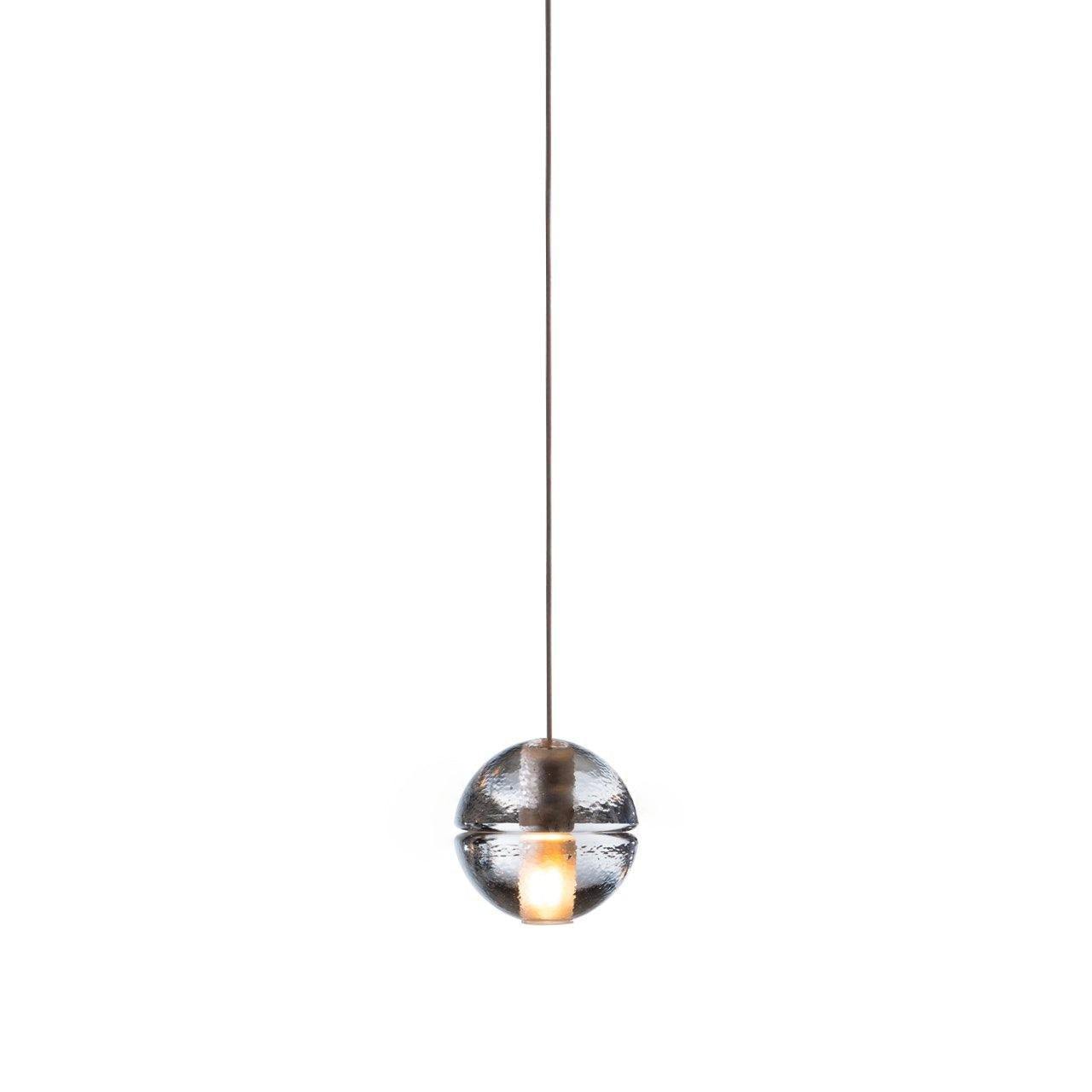 Lampe à suspension boule en cristal
