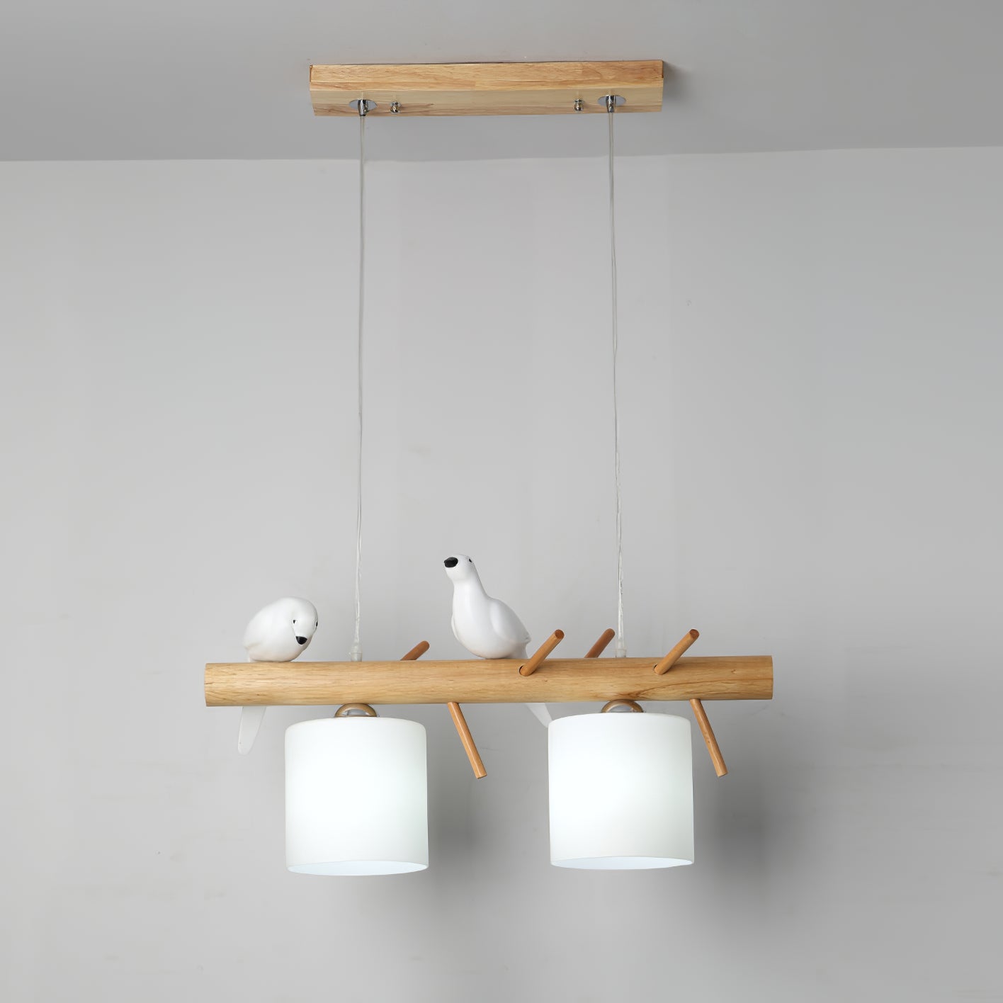 Birdy Wooden Pendant Lamp