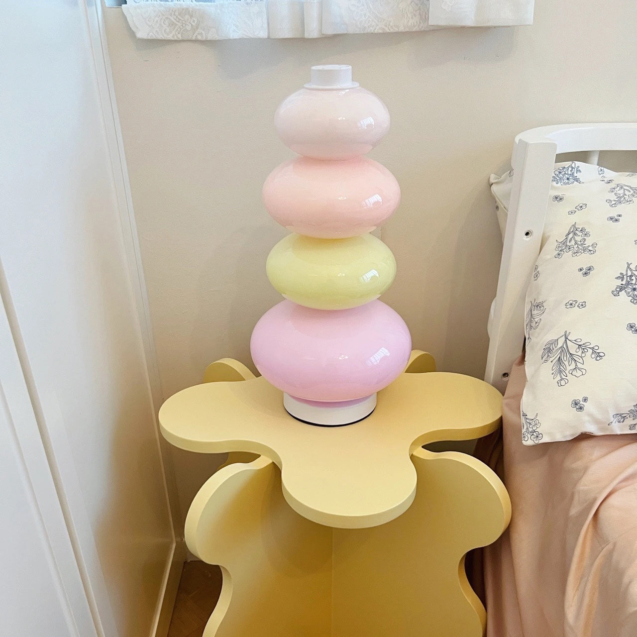Lámpara de mesa de caramelo