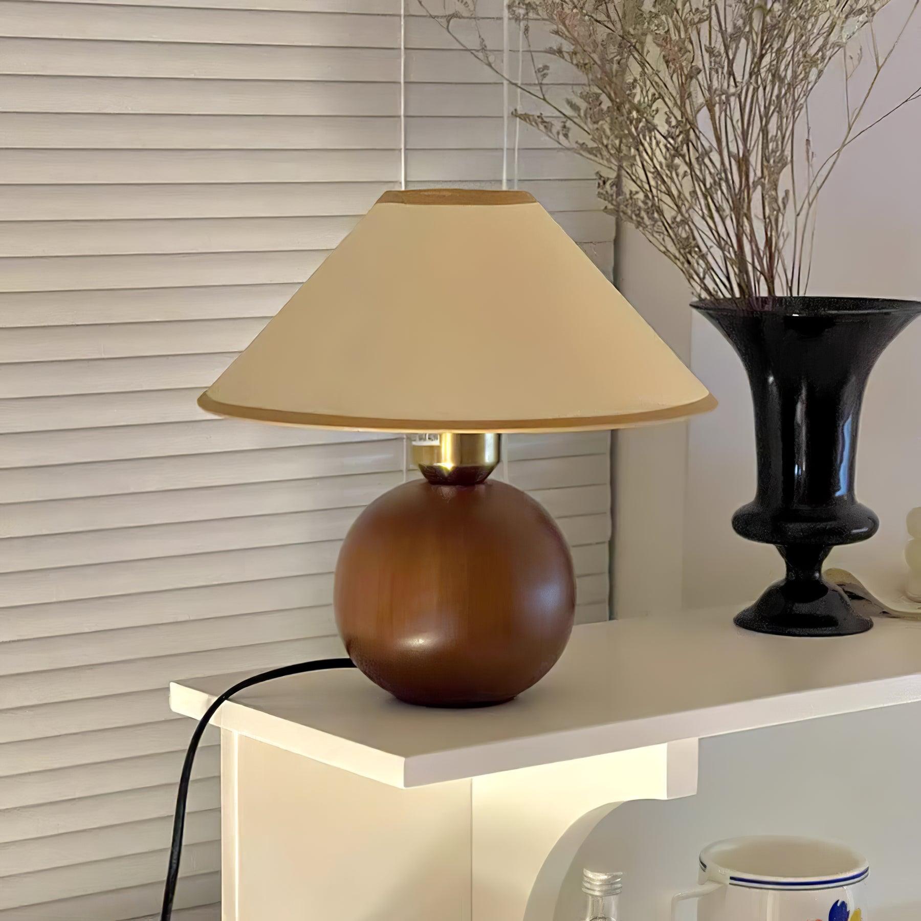 Cankut Wood Table Lamp - Decormote