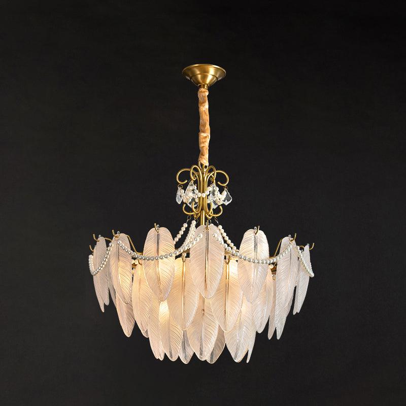 Angel Glass Feather Chandelier - Decormote