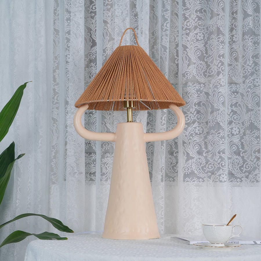 Ceramic Twine Bedroom Table Lamp – detail 2