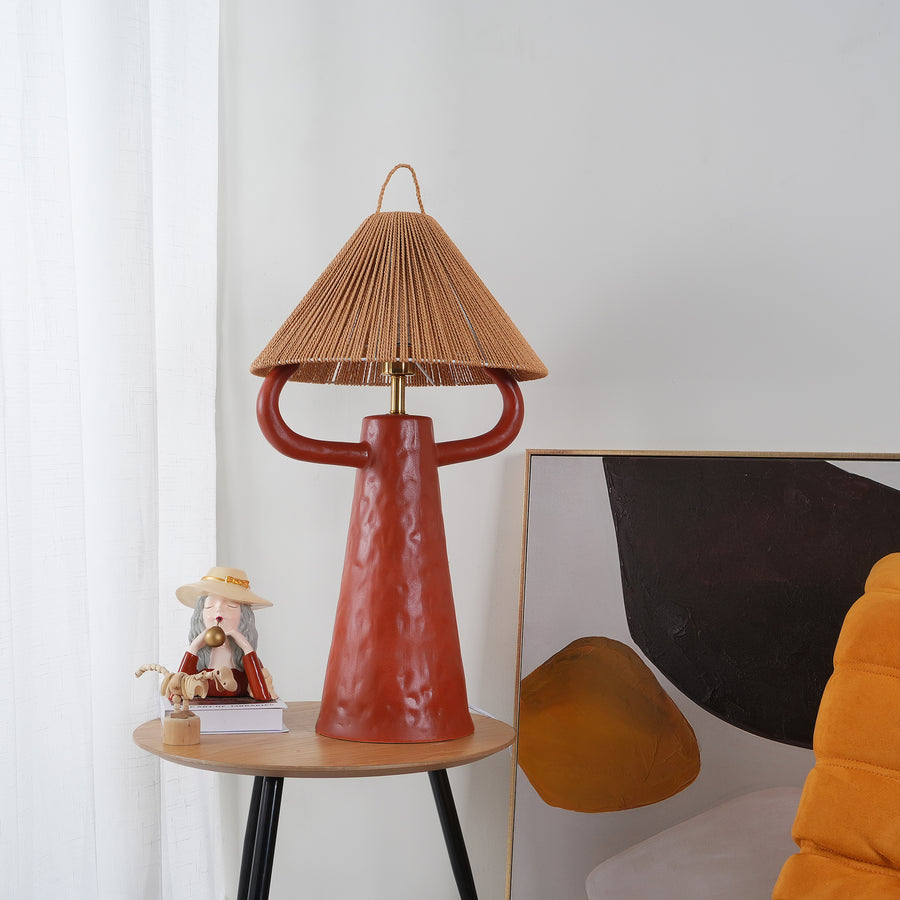Ceramic Twine Bedroom Table Lamp – detail 3
