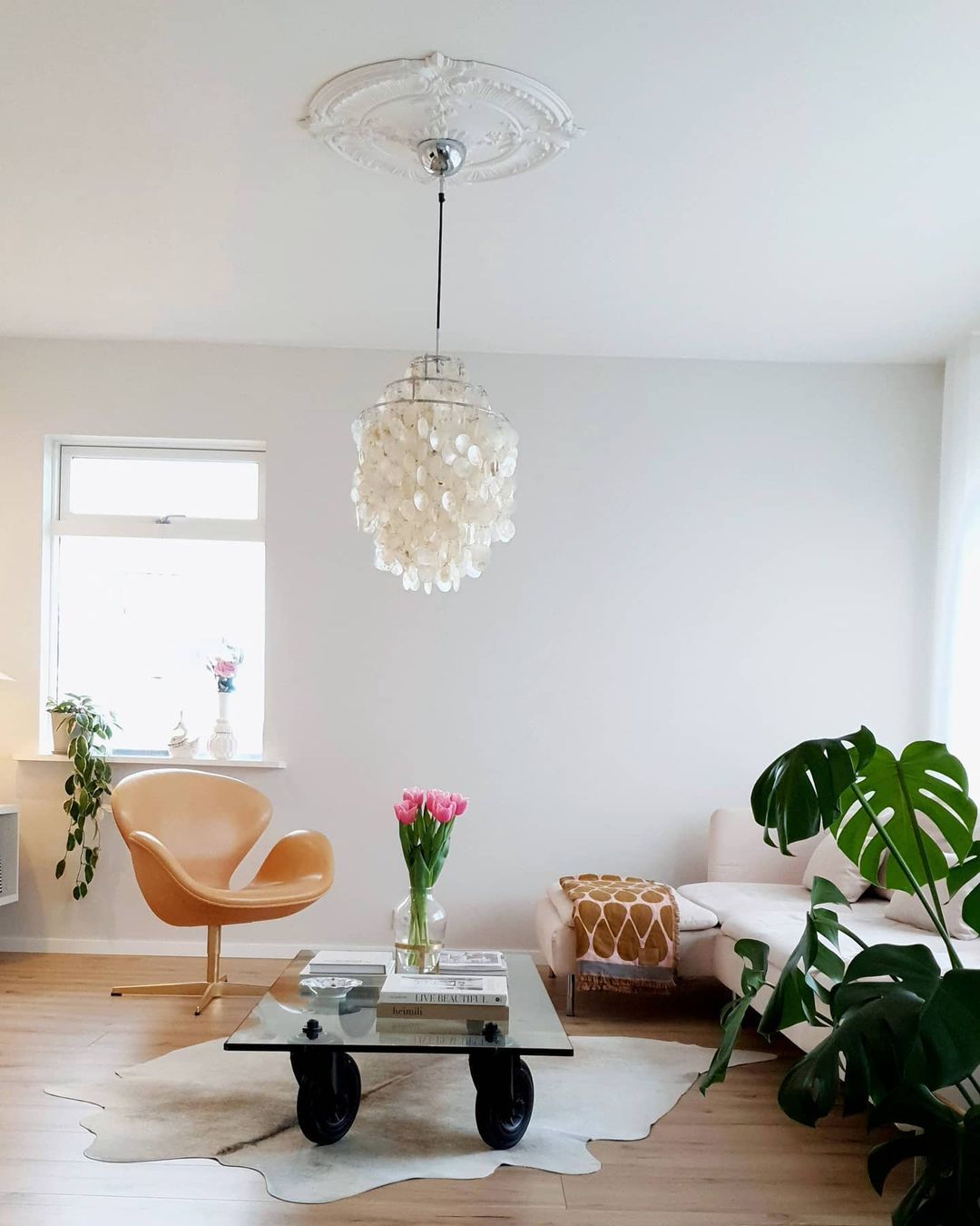 Rund skalljuskrona