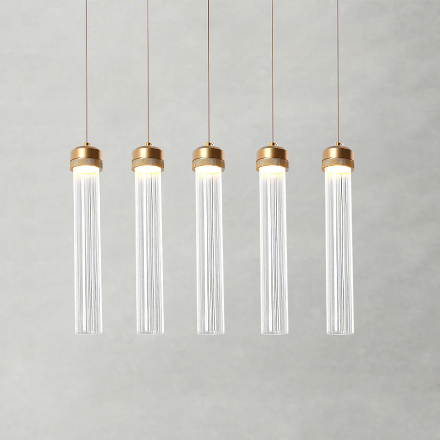 Fluted Tube Pendant Light – detail 6