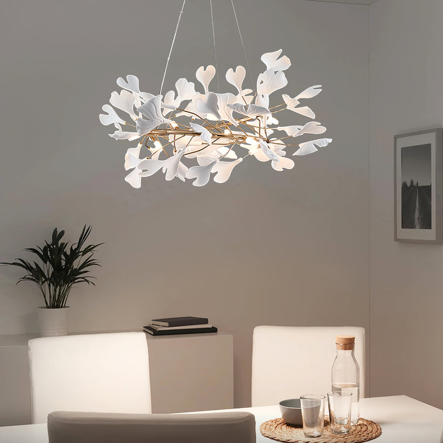 Ginkgo Chandelier O – detail 2