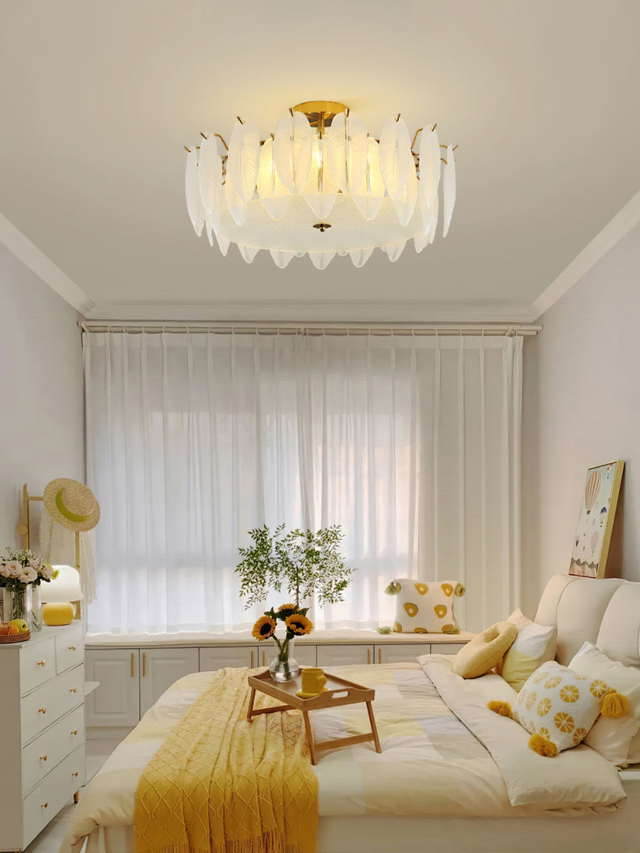 Glass Feather Chandeliers – detail 6