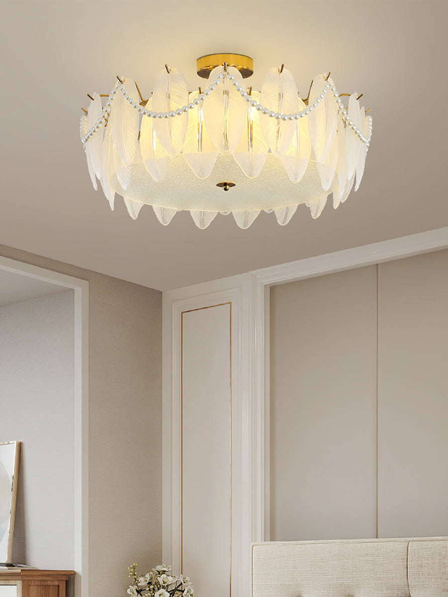 Glass Feather Chandeliers – detail 4