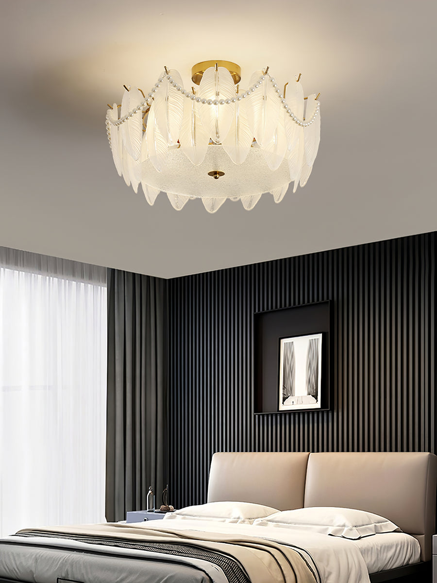 Glass Feather Chandeliers – detail 5