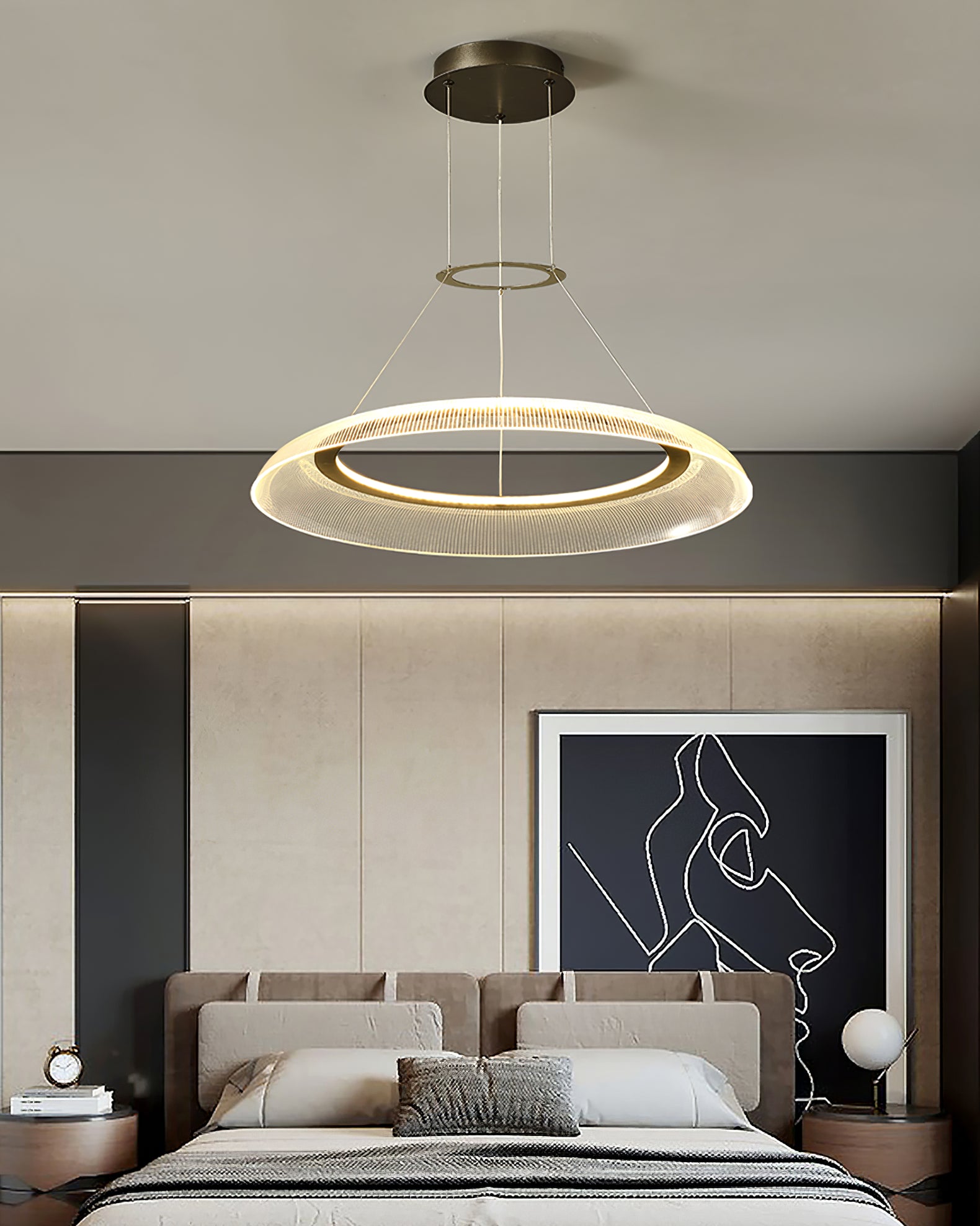 Graduated Circle Chandelier