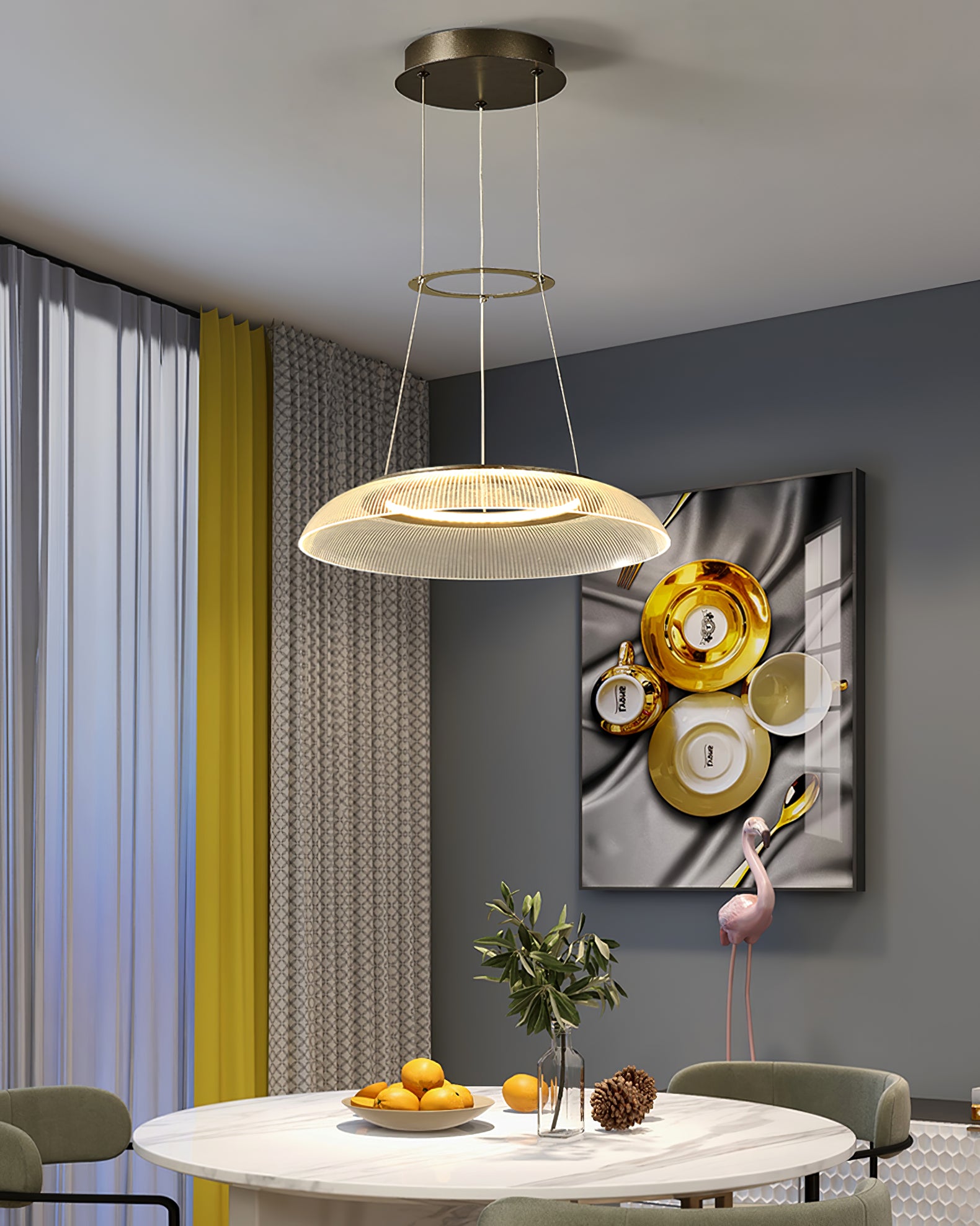 Graduated Circle Chandelier