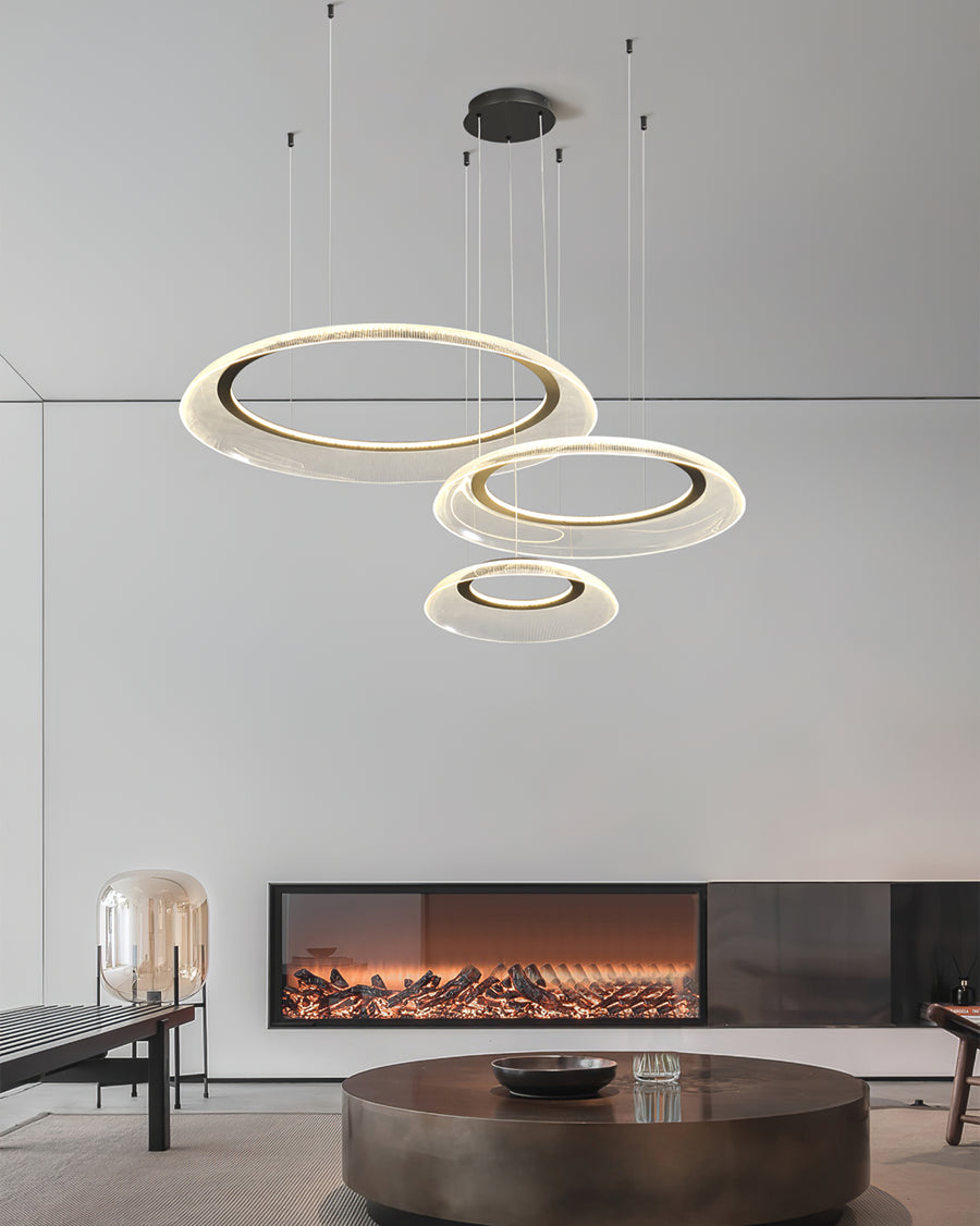 Graduated Circle Chandelier – detail 4