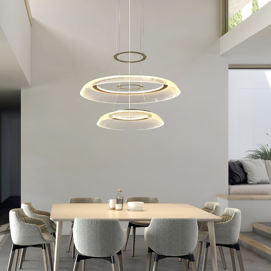 Graduated Circle Chandelier – detail 2
