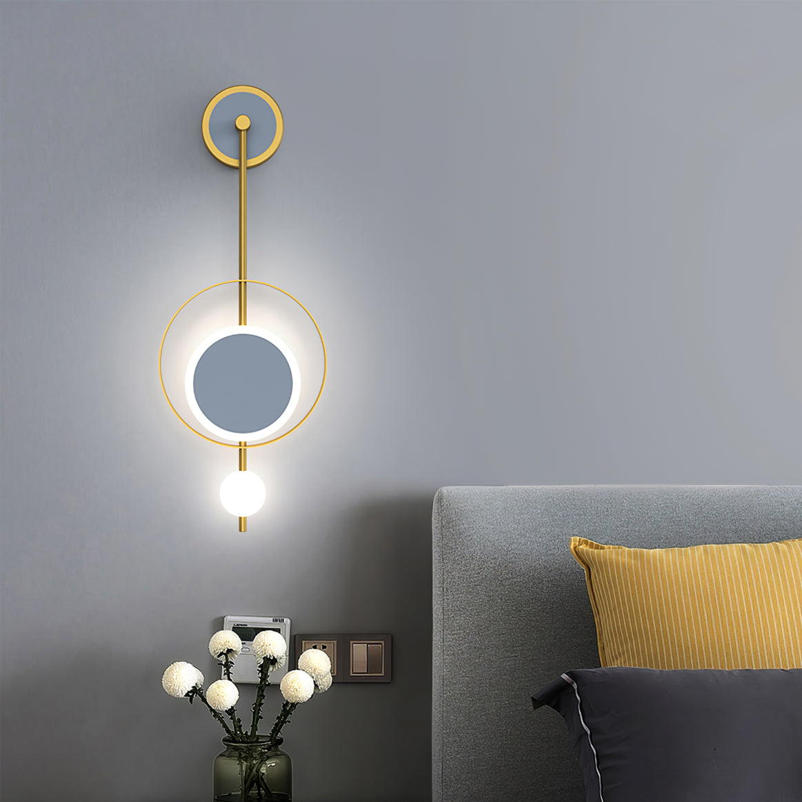 Double Rings Wall Lamp
