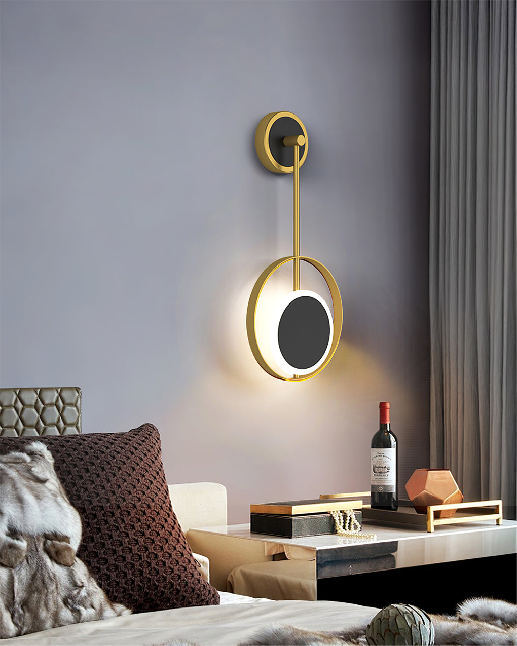 Double Rings Wall Lamp