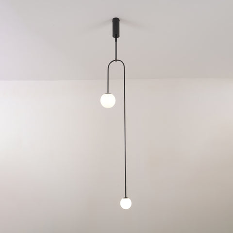 Chandelier 7: L 9.8″ x H ‪47.2″