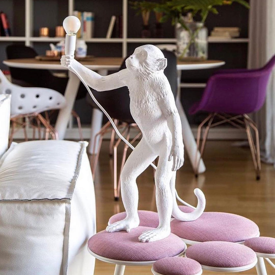 Monkey Resin Table Lamp – detail 5