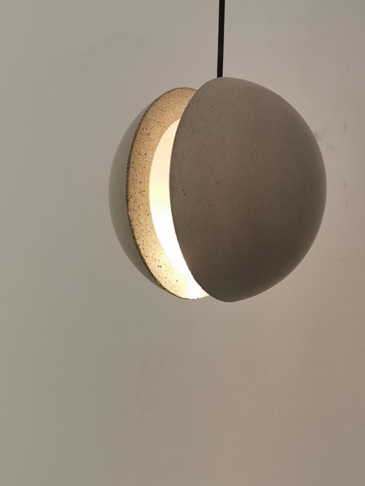 Moon Concrete Pendant Lamp.