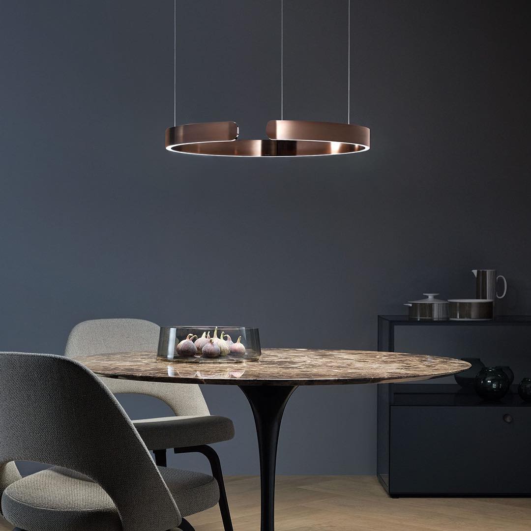 Sospensione a LED ad anello aperto