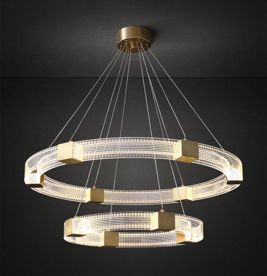Parallel Ring LED Chandelier – detail 3
