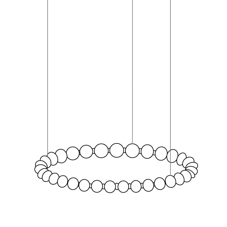 Pearl Necklace Chandelier