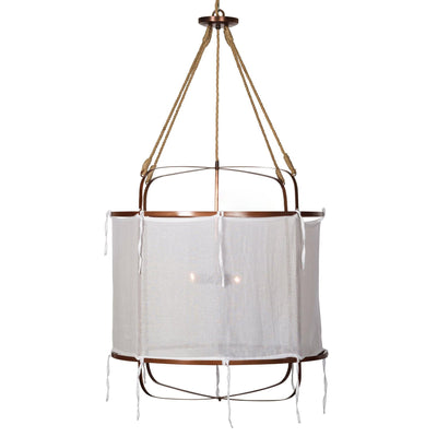 Copper+White Dia 40cm x H 40cm / ∅ 15.7″ x H 15.7″