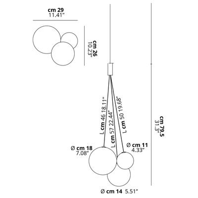 Random Pendant Light – detail 12