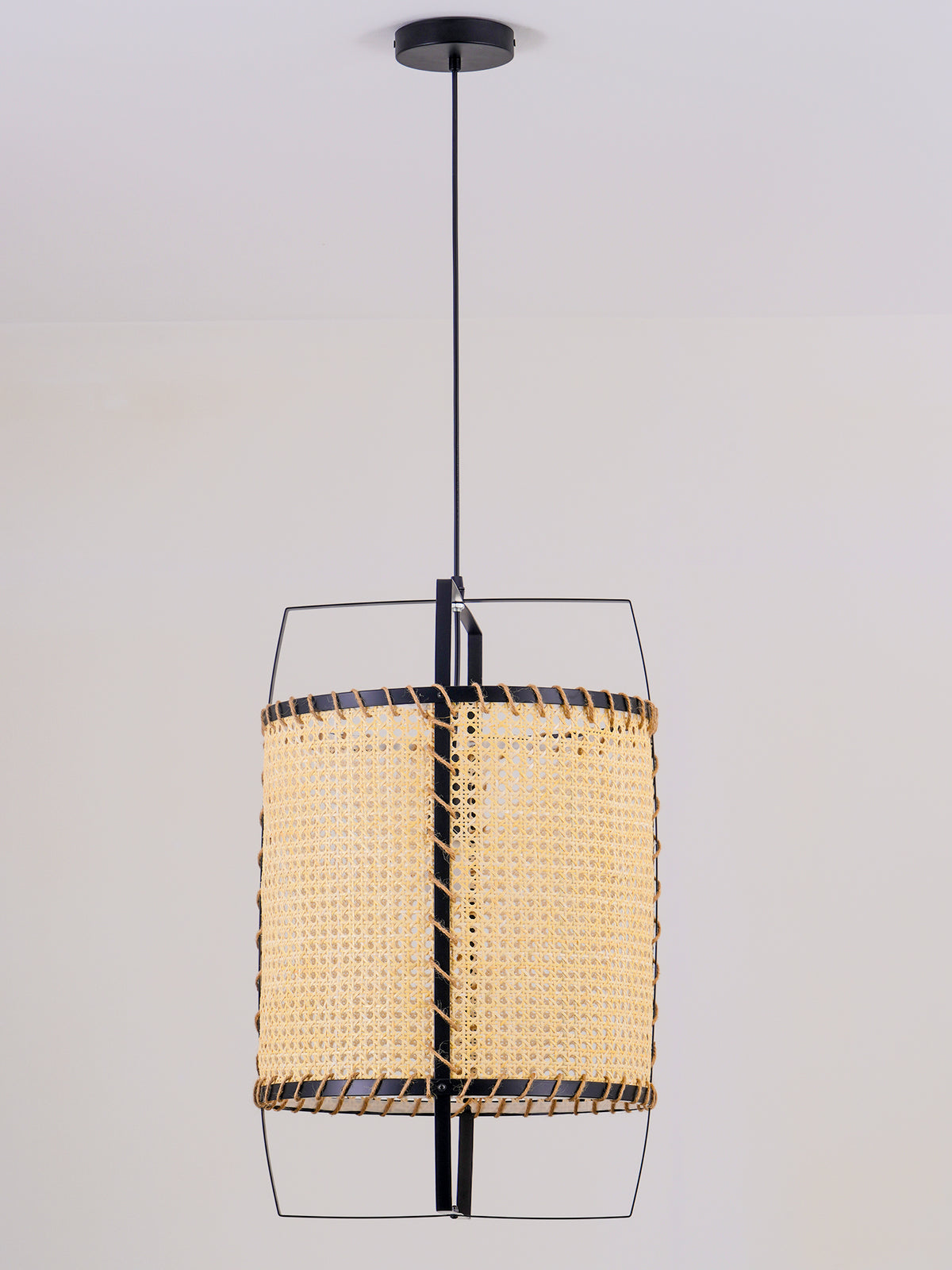 Rattan Cane Pendant Light – detail 9