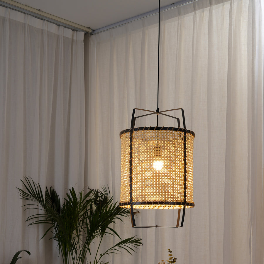 Rattan Cane Pendant Light – detail 4