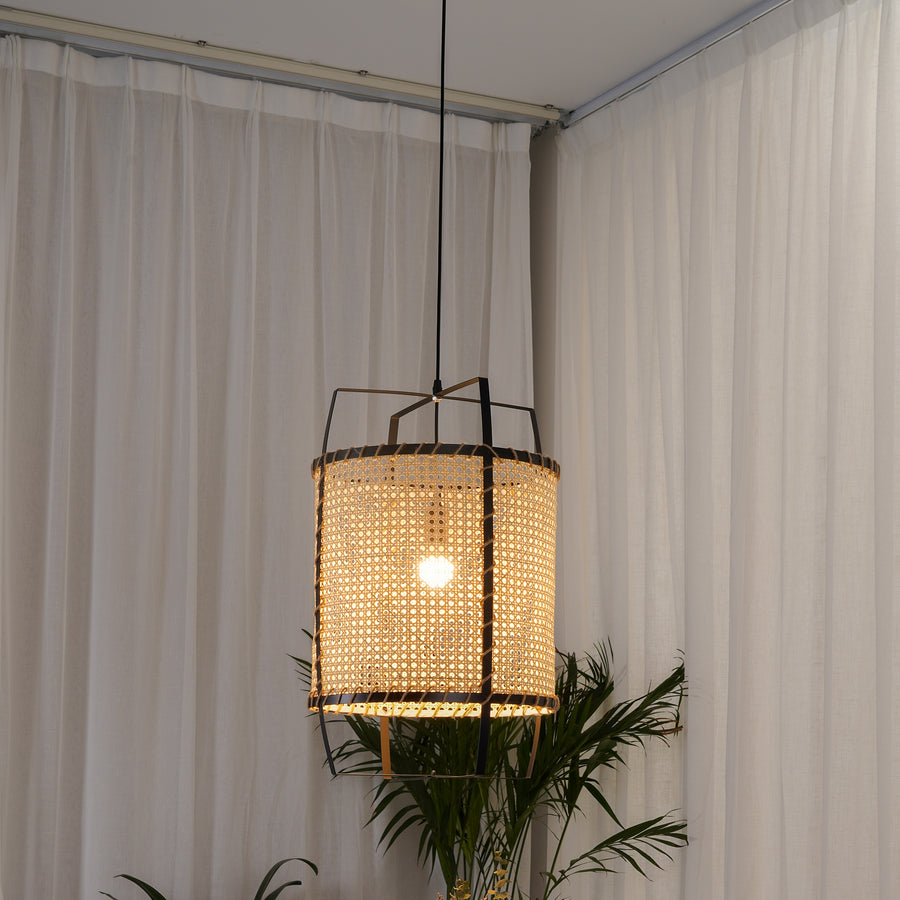 Rattan Cane Pendant Light – detail 5